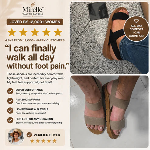 Women's Soft Support Adjustable Walking Sandals